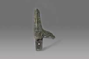 YB0400战国巴蜀虎纹青铜戈